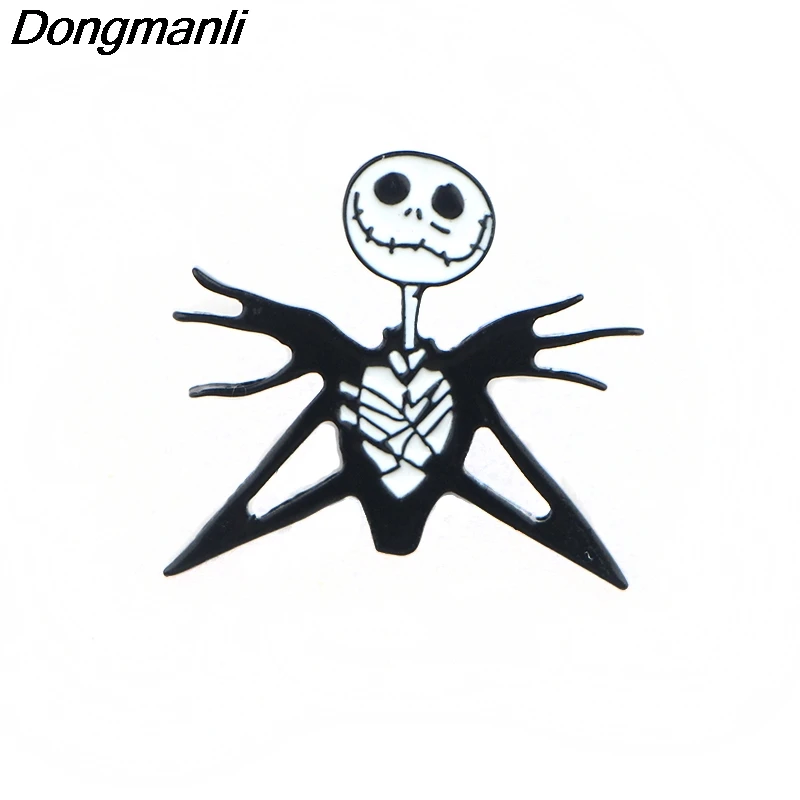 P4089 Dongmanli Кошмар перед Рождеством металлические эмалированные булавки и броши на лацкане значок подарки ювелирные изделия на Хэллоуин