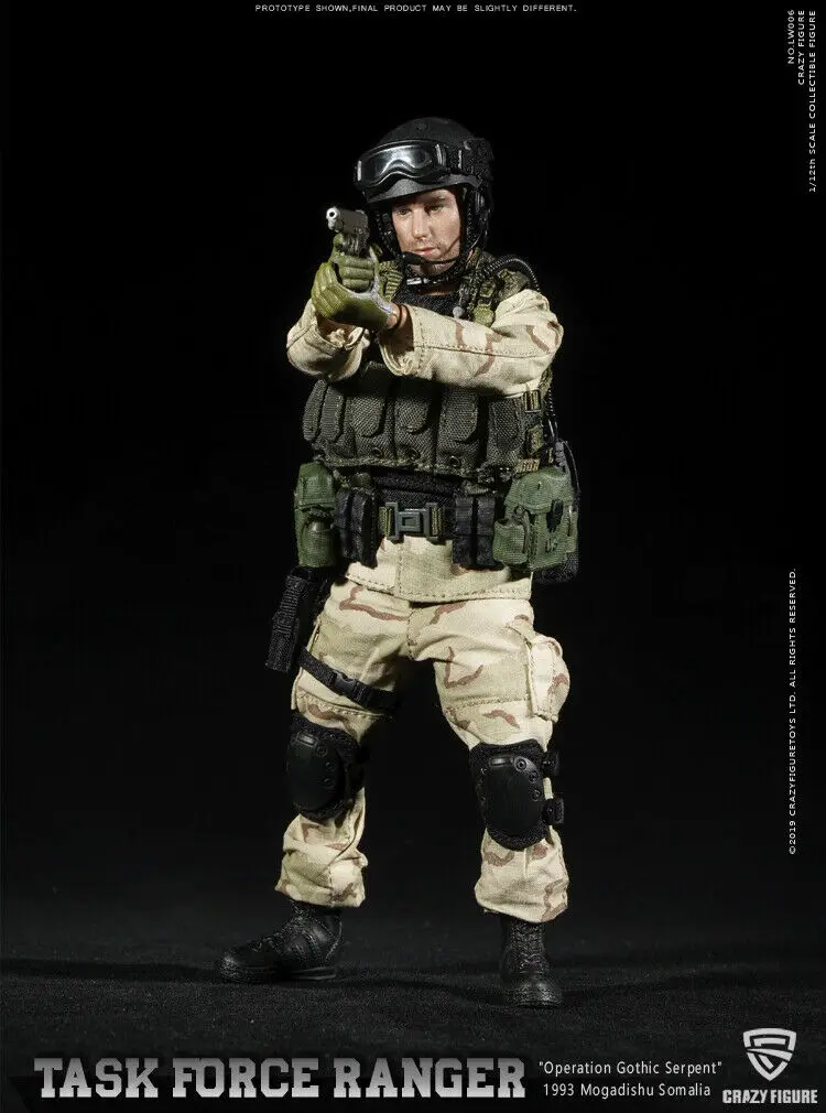 CrazyFigure LW006 LW003 1/12 военный M14 США Delta спецназ операция Готическая змея Solider полный набор игрушек для фанатов