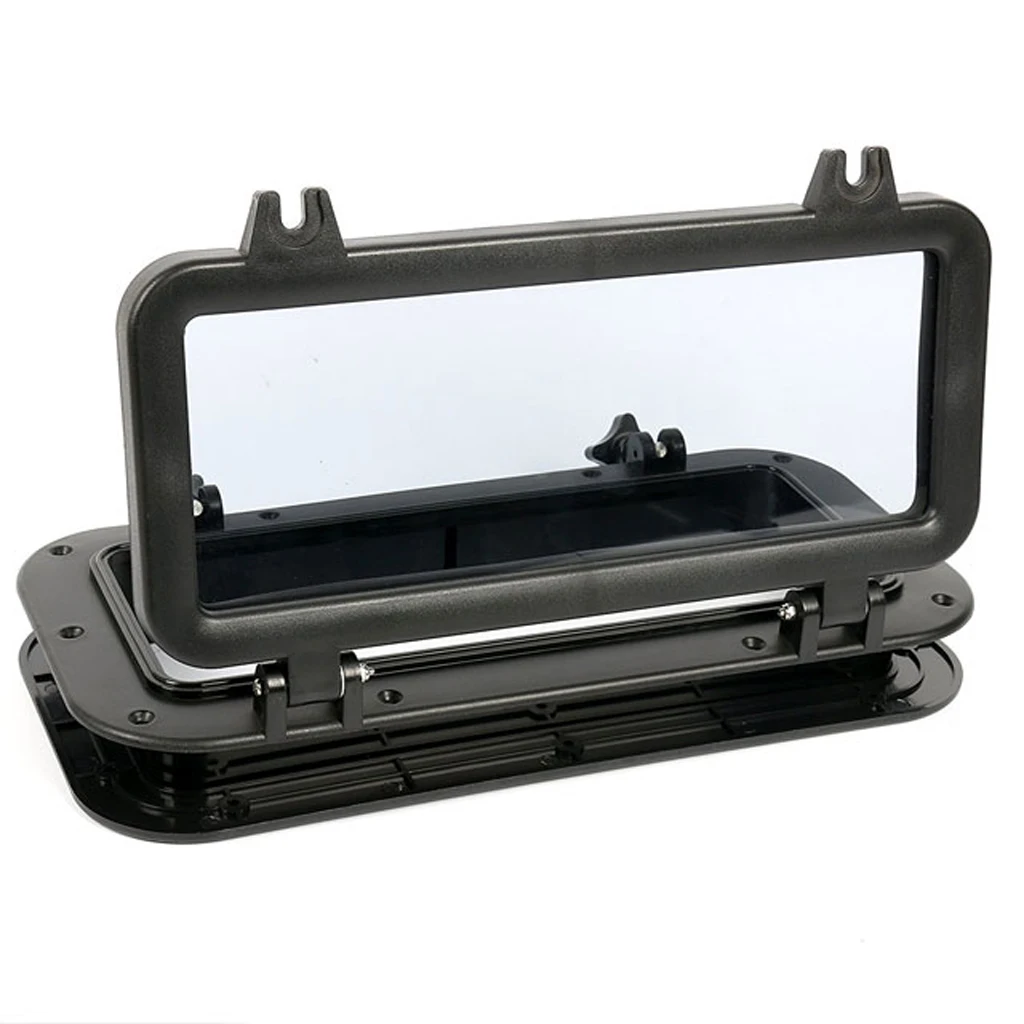 Boat Marine Porthole Portlight Window Rectangle Opening ABS Plastic