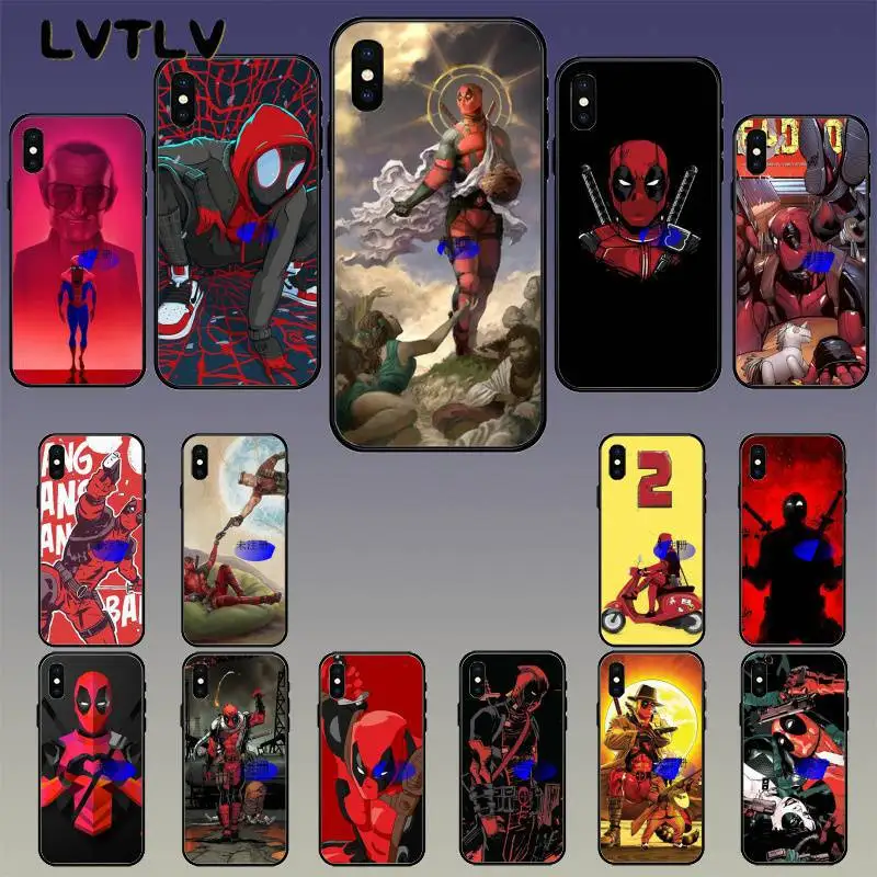 LVTLV deadpool art marvel heroes чехол для iPhone 11 pro XS MAX 8 7 6 6S Plus X 5 5S SE XR | Мобильные телефоны и