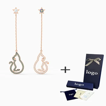 

SWA 2020 New High-quality Design Cattitude Earrings, Exquisite And Beautiful Accessories Are The Best Gifts For Cat Lovers