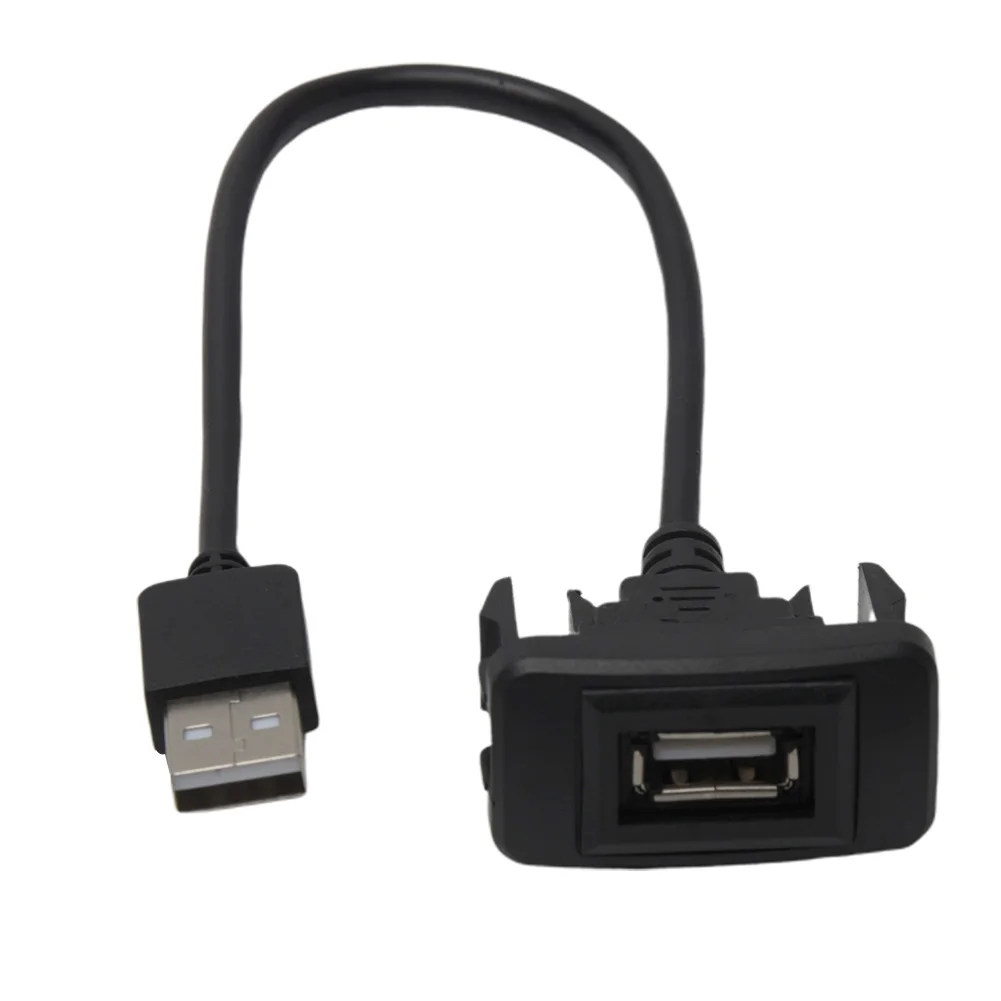 Провод зарядки USB Интерфейс удлинитель передачи данных Кабель адаптер Черный