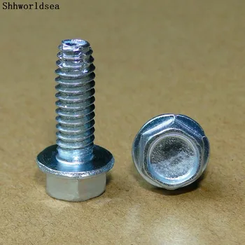 

Shhworldsea 100pcs Blue Zinc Hexagon Bolt Retainer Fastener Clip Metal