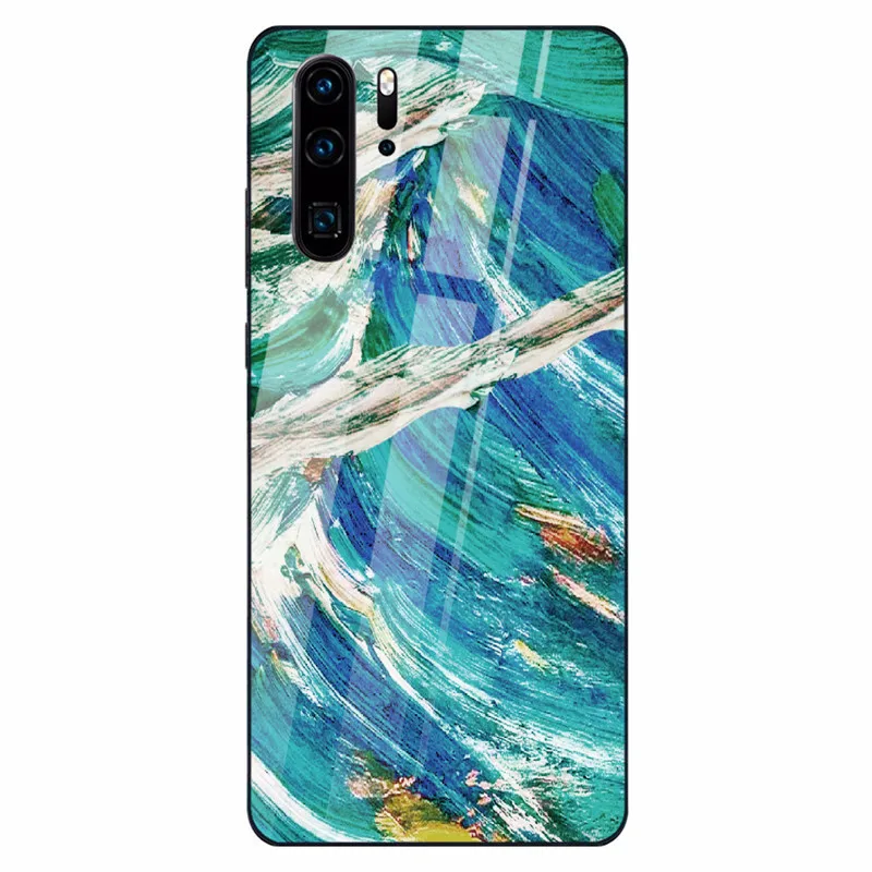 15 Case for Huawei Модные чехлы с рисунком для huawei P30 P20 Lite для huawei mate 20 Lite P Smart Z Nova 3 Honor 9 10 Lite 8X чехлы с закаленным стеклом - Цвет: 15 Case for Huawei
