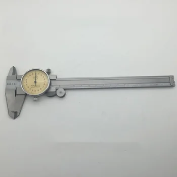 

Measure Dial Vernier Caliper Hardened Stainless Steel 150mm Gauge Micrometer Metric Measurement, Shookproof, Adjustable Gauge