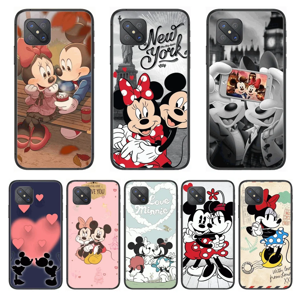 Модный чехол для телефона disney с Микки Маусом OPPO A91 9 83 79 92s 5 F9 A7X Reno2 Realme6pro черный