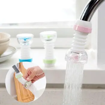 

Water Purifier Filter Water Saving Adjustable Tap Nozzle Swivel Aerator Filter Sprayer Spout Kitchen New Gadget#15