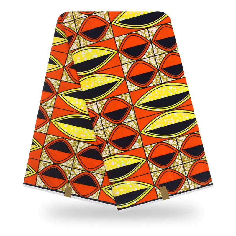 Высокое качество настоящий голландский воск Анкара африканская вощеная ткань принтом 6 ярдов для вечерние платья H191206