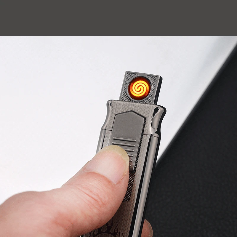 Push up the double sided cigarette lighter usb personality charging Push up the double sided cigarette lighter usb personality charging