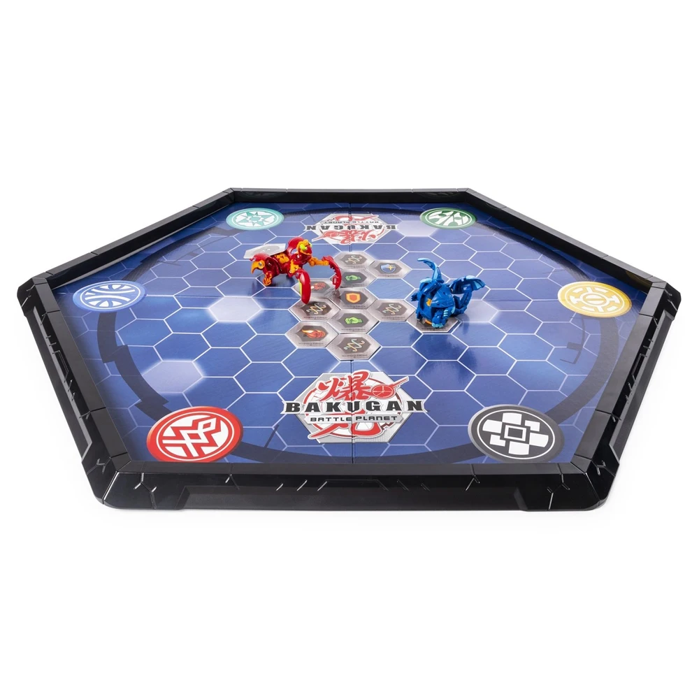 Набор игровой Bakugan фигурка трансформер Аквос Драгоноид арена для битв