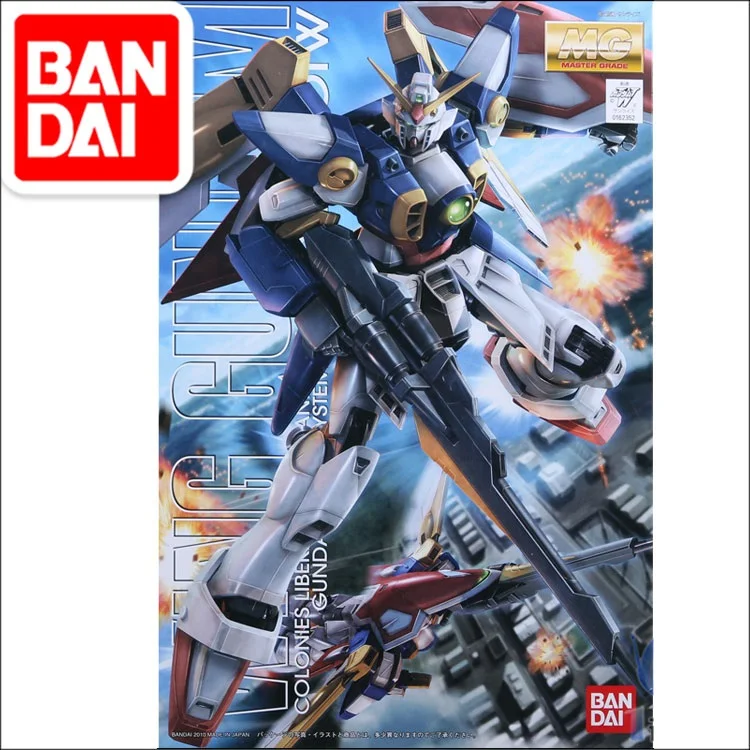 Оригинальная модель Gundam MG 1/100 EW Gundam Wing Gundam XXXG-01W, мобильный код товара, набор доспехов, разблокированный мобильный костюм, детские игрушки
