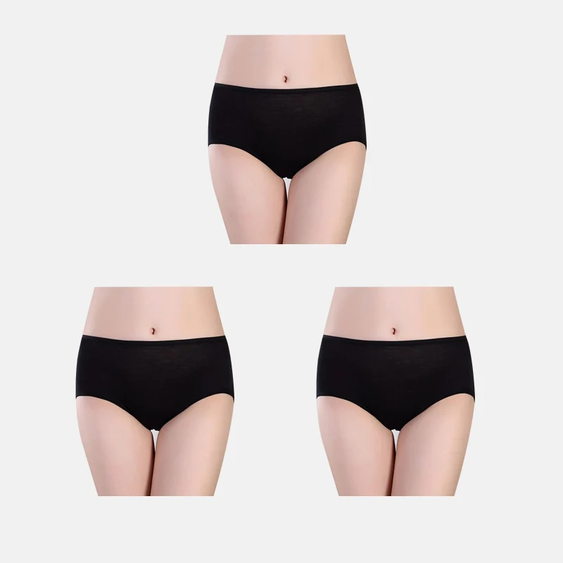 3pcs Menstrual Pants Leak Proof Panties Physiological Pants Women Underwear Period Cotton Waterproof Briefs plus size Breathable