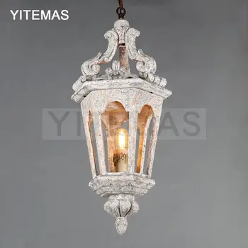 

antique vintage wood pendant lamp suspension bohemia rome style wood cage lighting pendant nordic home decoration lighting E27