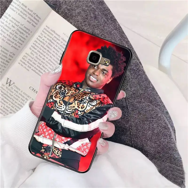 FHNBLJ Kodak Black Rapper Bling Cute Phone Case for Samsung A50 A70 A40 A6 A8 Plus A7 A20 A30 S7 S8 S9 S10 S20 Plus