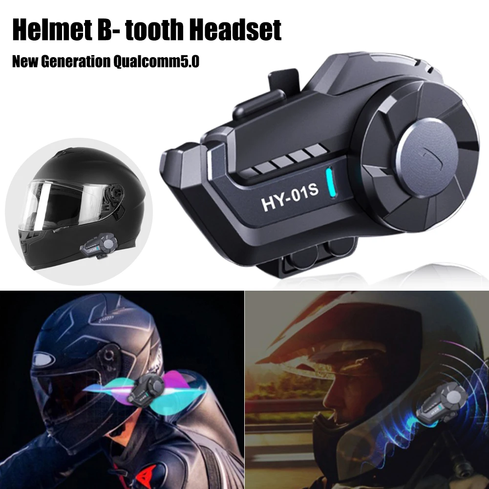 Electrónica moto Radio MOGOI Auricular Bluetooth para Casco De Motocicleta Música Intercomunicador Inalámbrico De Motocicleta Intercomunicador Compatible El Comando De Voz por GPS Manos Libres