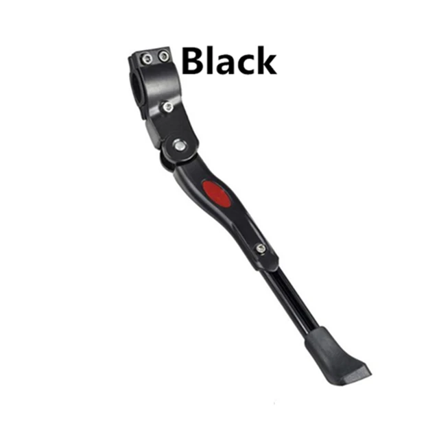 Adjustable CNC Metal Motorcycle Foot Bracket Kick Side Bracket Durable Corrosion Resistant Bracket Motorcycle Stand Bicycle Stand-Black