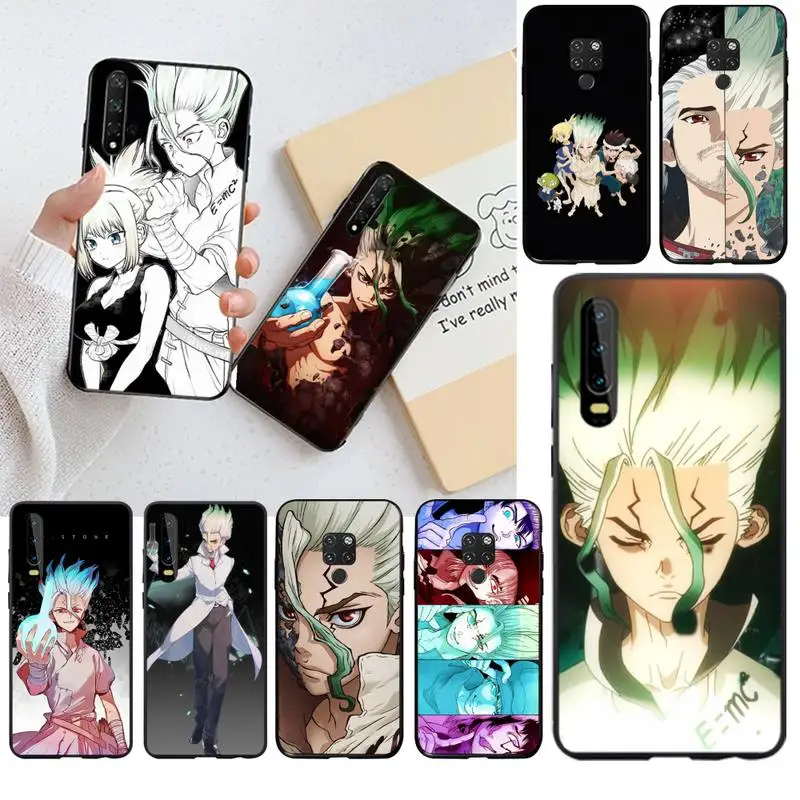 

HPCHCJHM Dr Stone harajuku Custom Photo Soft Phone Case for Huawei P30 P20 lite Mate 20 Pro lite P Smart 2019 prime