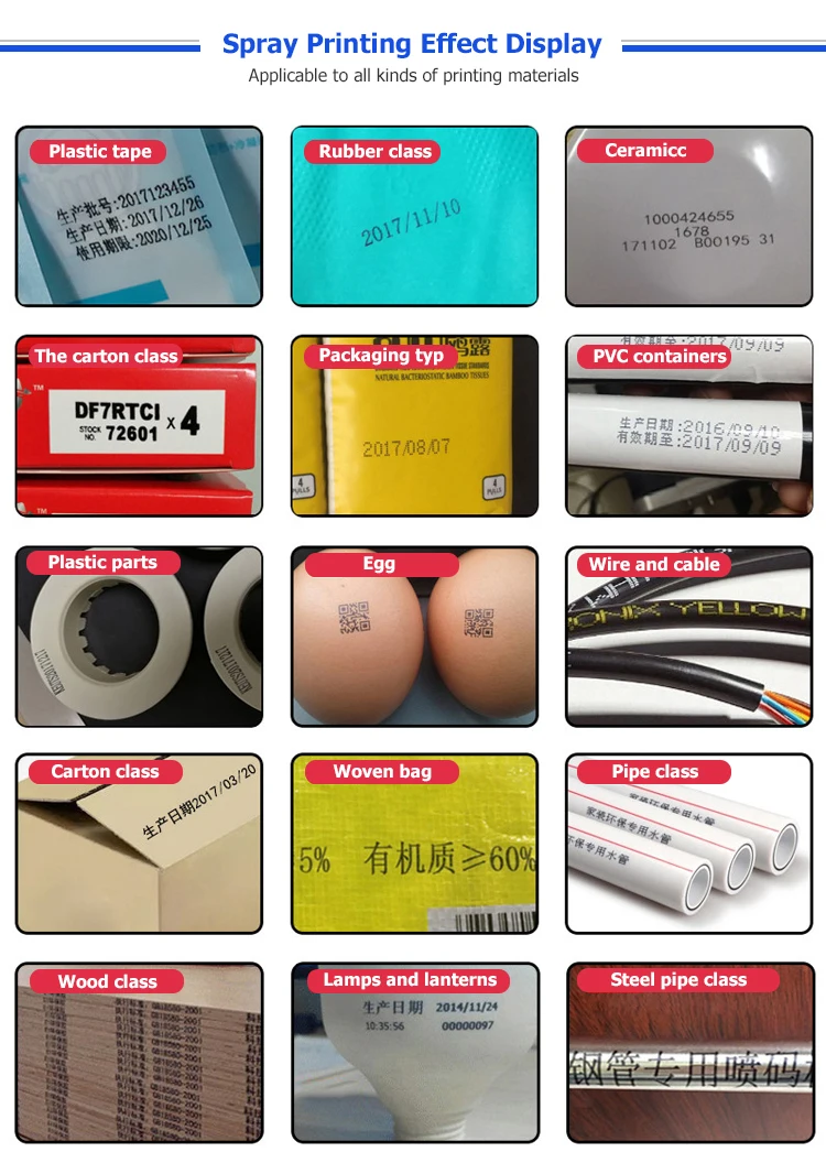 plastic injection machine eco solvent printer digital printing machinery for printing expiration date