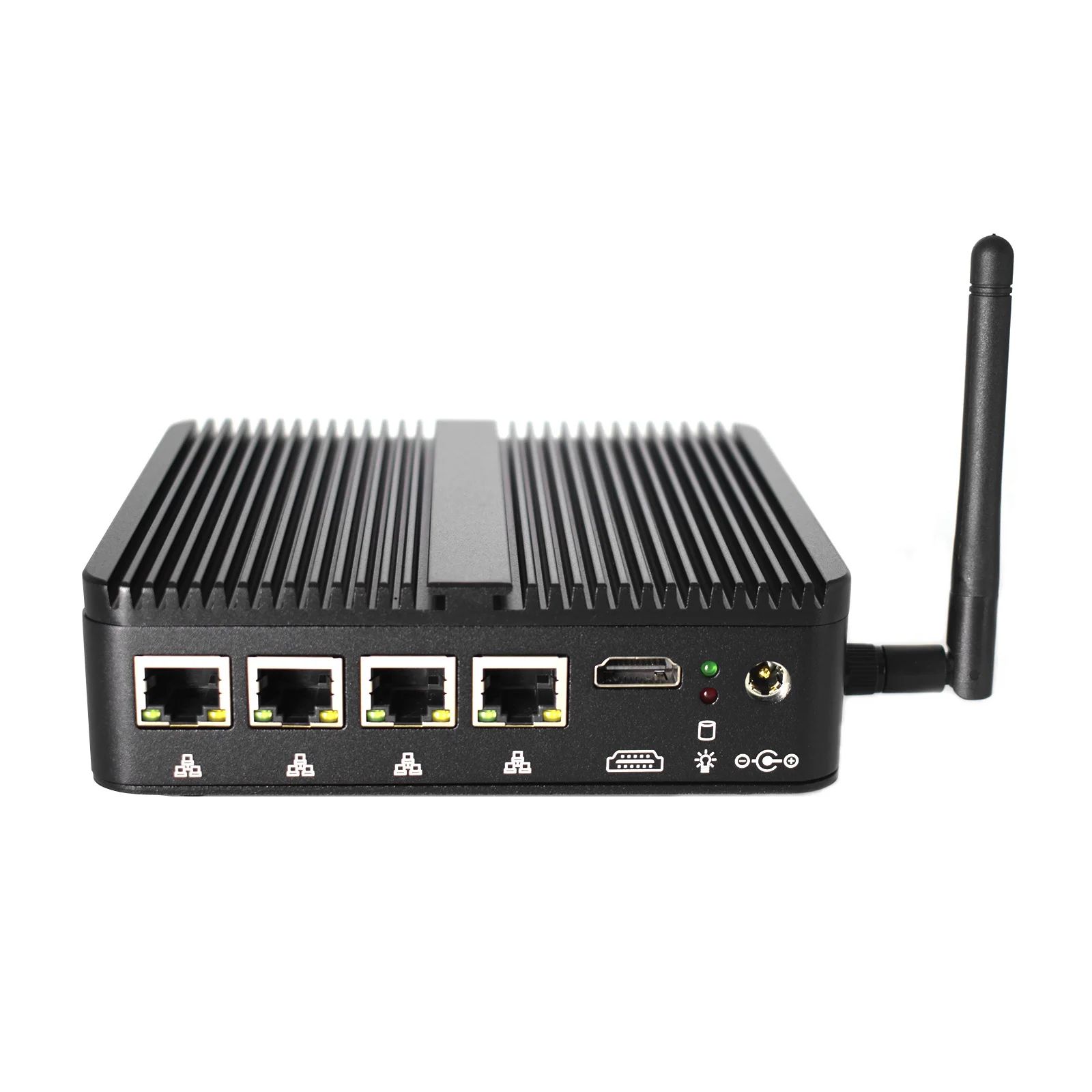 

HystouMini ПК четырехъядерный процессор Celeron J4125 4 * Intel LAN DDR4 слот для SIM-карты Поддержка 3G/4G брандмауэр маршрутизатор для настольного компьютера