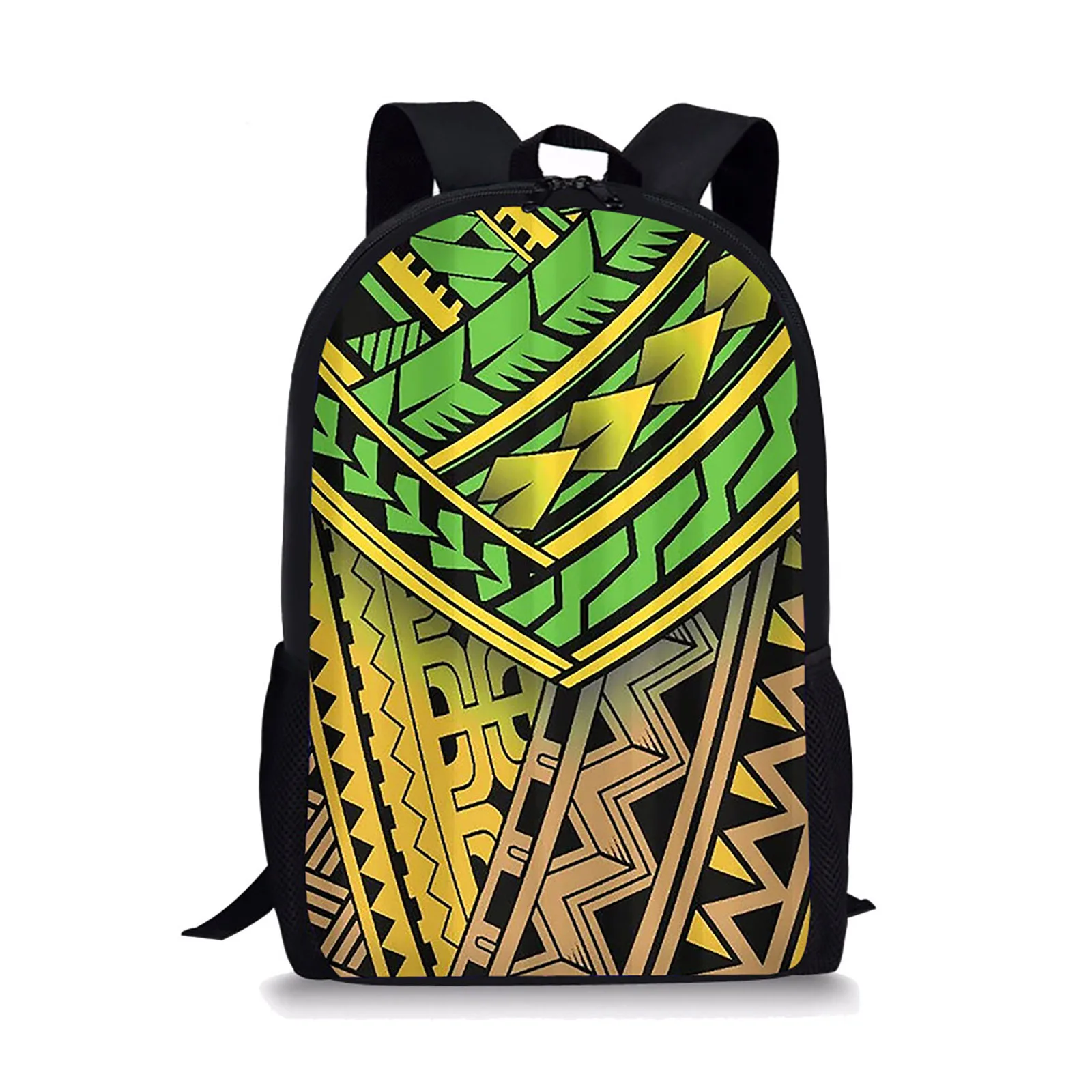 

Polynesian Printing Skull Backpack for Teen Girls Cool Primary Student Kids Bagpack Personalized Children Rucksack