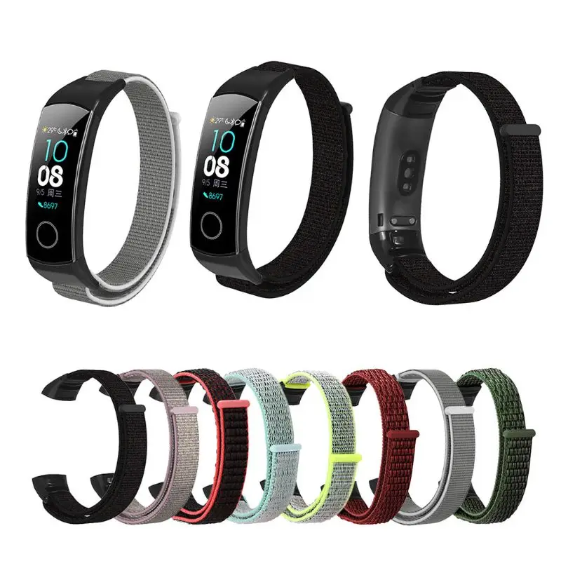 Сменный прочный нейлоновый ремешок для наручных часов смарт Huawei Honor Band 5/4