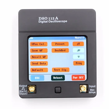 

TFT Mini Digital Oscilloscope Touch Screen Portable USB Oscilloscope Interface 2MHz 5Msps Electronic Instrument Profession S17