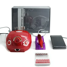 

35000RPM Electric Nail Drill Machine Apparatus Sets For Manicure Pedicure kit Electric Nail File With Cutter Nail Tool
