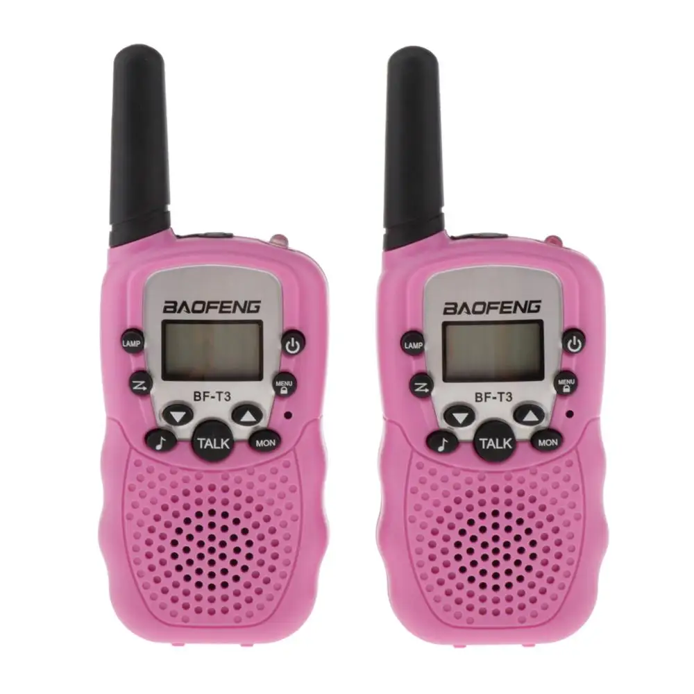 Baofeng, 2 шт.,, детская мини UHF рация, BF-T3 FRS, двухстороннее радио, Comunicador T3, удобная рация, КВ трансивер