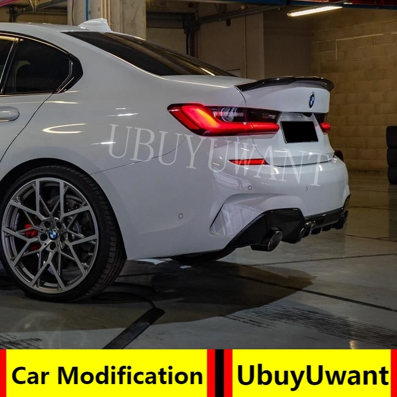 Стильный спойлер для заднего багажника из углеродного волокна BMW new 3 series 320i 330i 335i