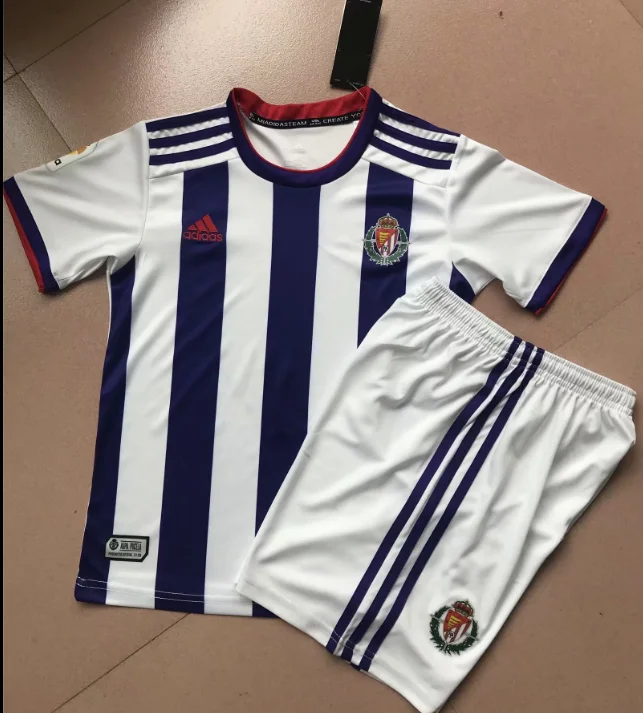 Футбольная Футболка для мальчиков, настоящий valladolid, 19, 20, Детский комплект, настоящий Valladolid Jaime Mata Michel Borja Luismi Jaime, Детские майки - Цвет: kids