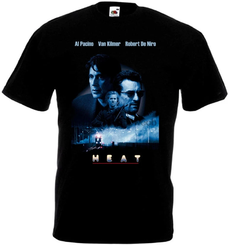 Heat Movie Poster Mens Funny T-Shirt Streetwear Tshirt Fashion 2019 T Shirt Brand T-Shirts Top | Мужская одежда