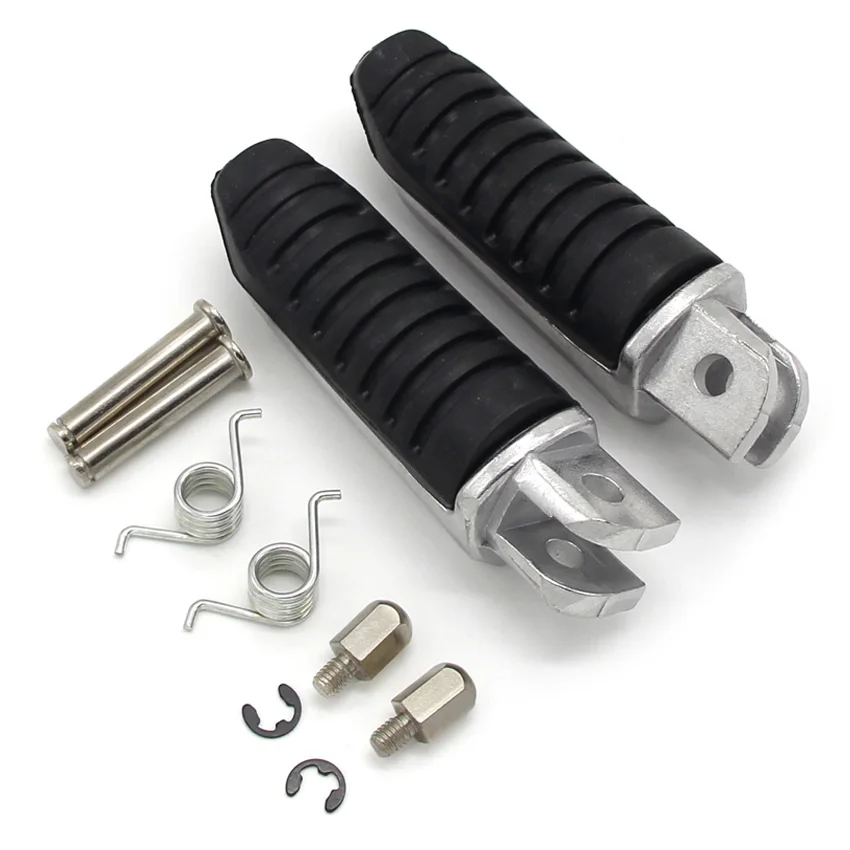 Motorcycle Footrests Foot pegs Front For Suzuki GW250 Inazuma SFV650 SV1000 GSX1300R Hayabusa GSX1300 GSXR250 GSXS750 TL1000 motorcycle accessories motorcycle footrests
