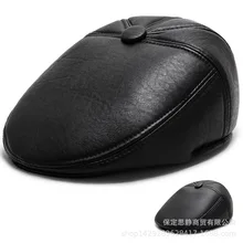 Непальская шерстяная шапка для мужчин среднего возраста, шерстяная шапка, теплая зимняя шапка, Ушная шапка для пожилых людей, пап