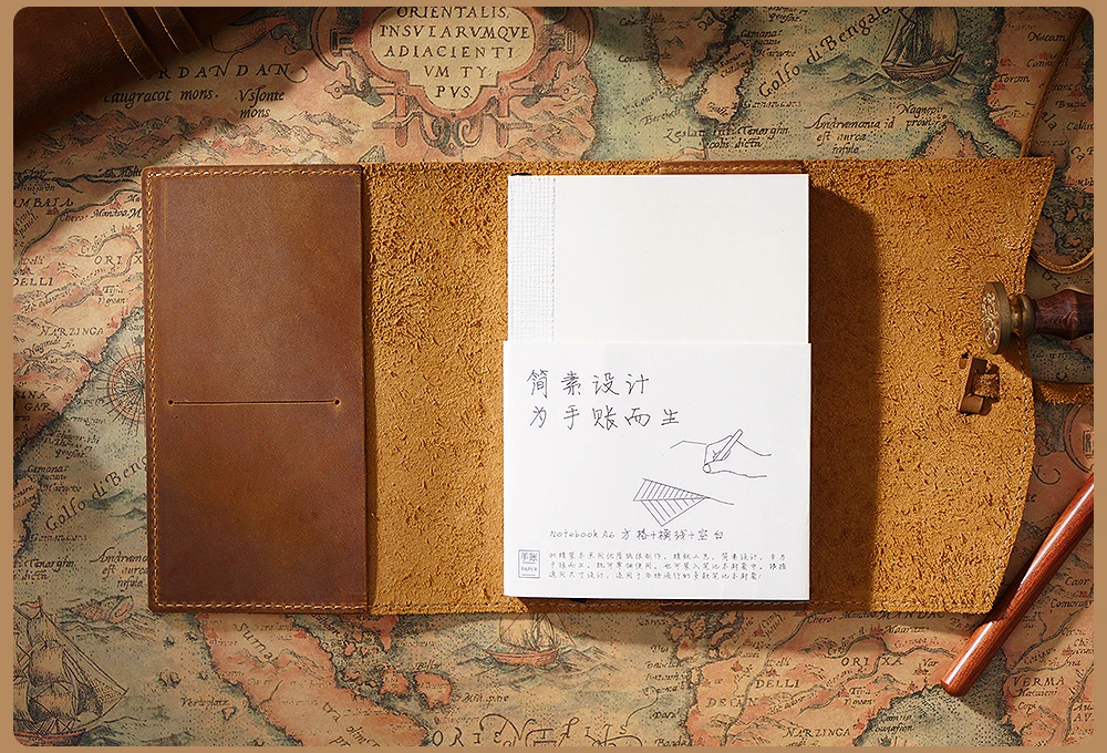 Натуральная кожа блокнот планировщик обложка книги А5 А6 для MD дневник Bullet Journal Рисование Sketchbook