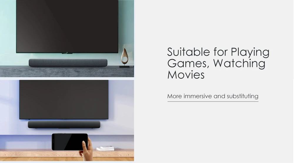  Xiaomi TV Sound Bar Speaker Wireless Bluetooth SoundBar Audio Simple and Fashion Bluetooth Music Pl