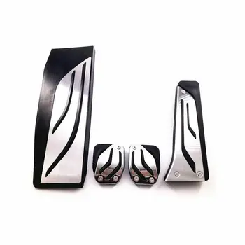 

4pcs Set No-Drill Manual Gas Brake Clutch Footrest Pedal Kit Suitable For BMW F30 F31 Plug Play Car Pedals