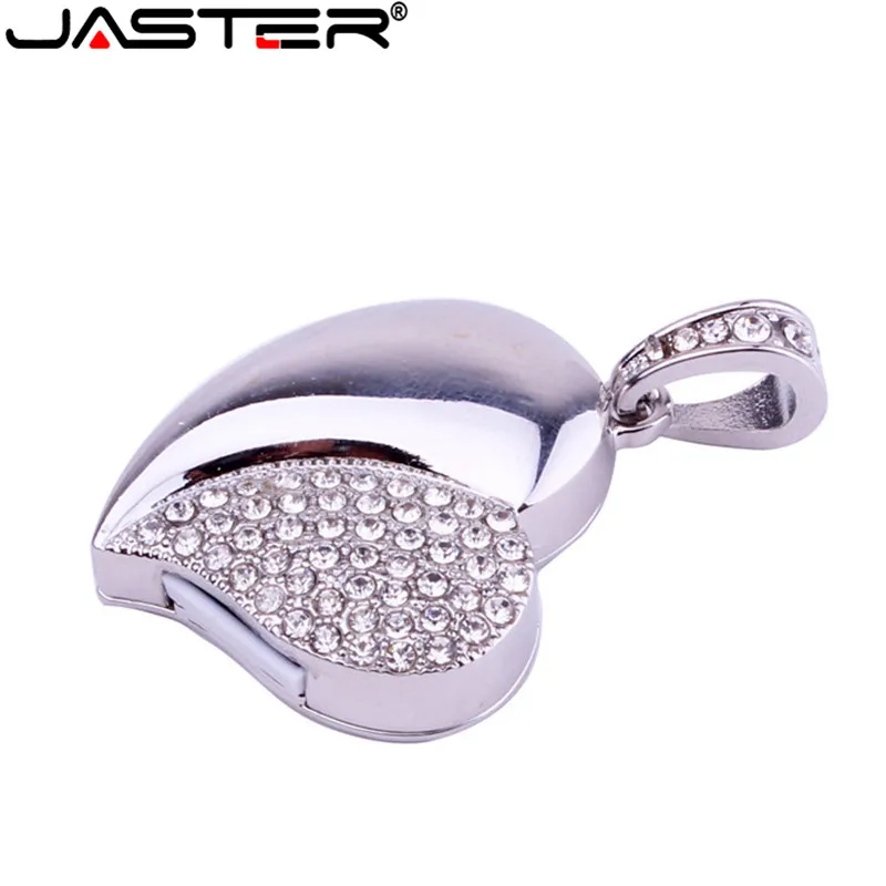 Jaster Pendrive de Cristal com Corrente Usb 4gb 16gb 32gb 64gb - Imagem 4