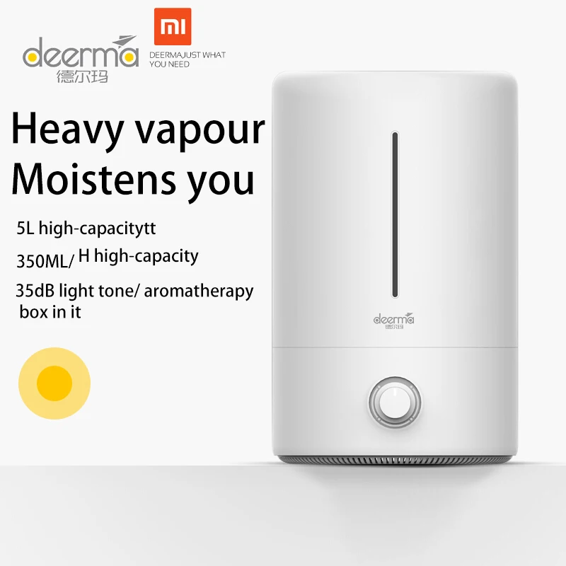Увлажнитель воздуха Xiaomi Deerma F628S 5 lcapity УФ лампа для очищения детской спальни и