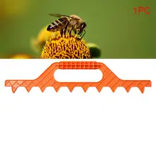 Пластиковая рамка распорная рамка в виде пчелиного улья инструмент 1 шт. оранжевые Садовые принадлежности Принадлежности для пчеловодства товары для пчеловодства