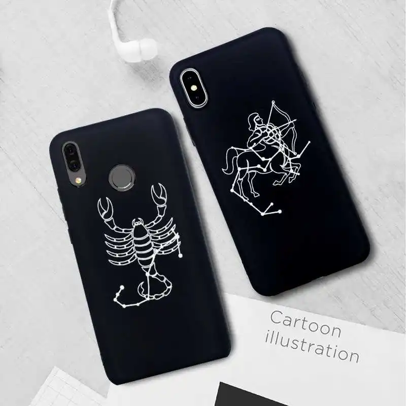 

Fashion Zodiacal Pattern Soft TPU 6.5"For Huawei Y9 2019 Case For Huawei Y9 2019 Cell Phone Case Cover
