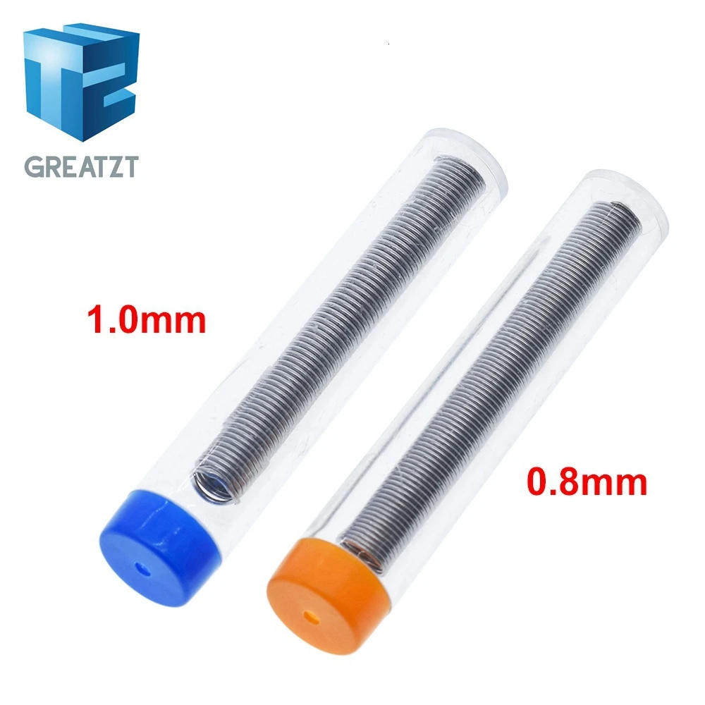 GREATZT DIY Tin lead Rosin Core Solder Wire 20g 1.0mm 2% Flux Reel Welding line New content 45% | Электронные компоненты и