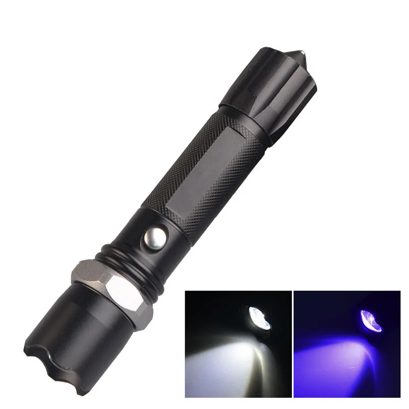 

Double Light Source White Purple Double Color Test Jade Lamp Inspection Lighting Facemask Cosmetics Detector Caving Mining Usabl