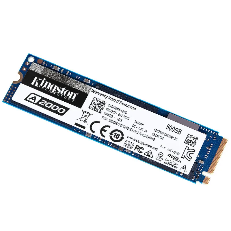 Внутренний твердотельный жесткий диск Kingston 240G 480G 960G A2000 NVMe M.2 SSD для ПК ноутбука