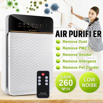 

220V Air Purifier Cleaner Remote Control Timer HEPA Odor Dust PM2.5 Remover anti Allergies Household Air Purifier