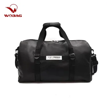 

Fashion Women Unisex Travel Bags PU Large Capacity Couples Package Handbag Beach Crossbody Bag Wobag