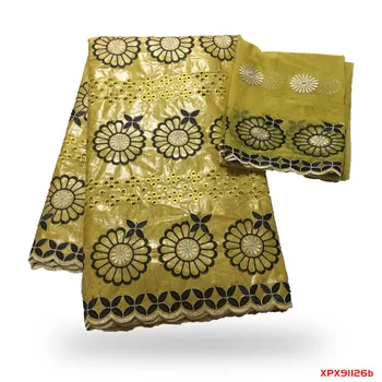 

2019 Hot sale cheap price bazin riche getzner brode bazin embroidered high quality tissu brode suisse for wedding B191126