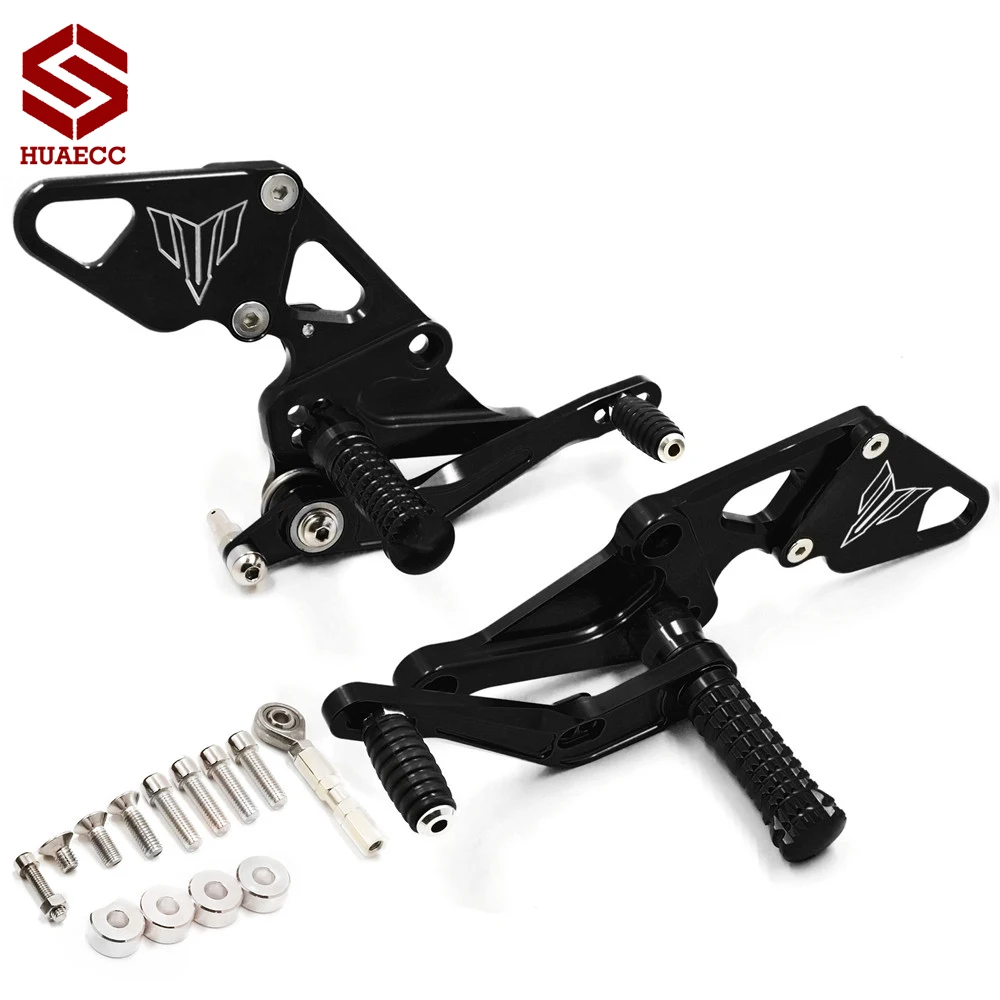 Детали мотоцикла CNC Rearsets мотоцикл задний Набор для Yamaha MT07 FZ07 MT 07 2013 2014 2015 2016 2017