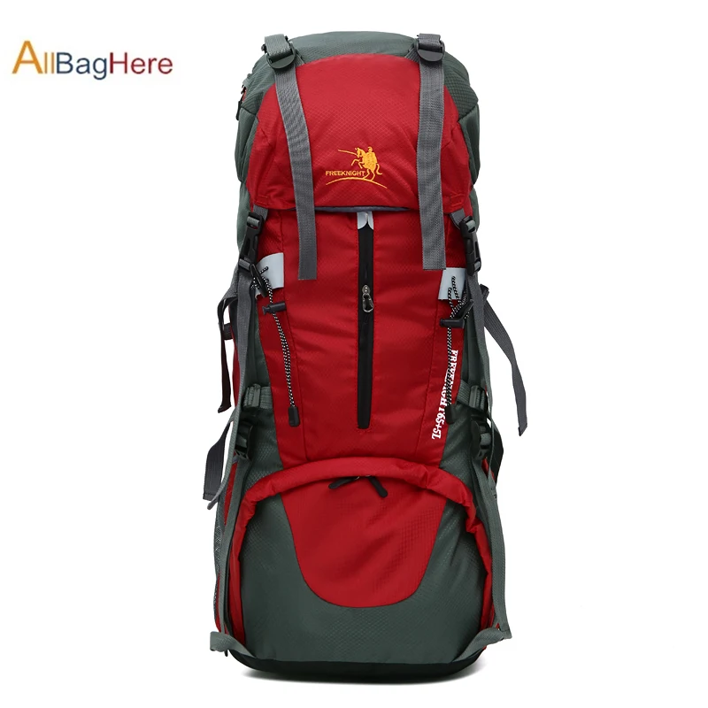 

Outdoor Trekking Backpack 70L Nylon Water Resistant Sport Hiking Bag Camping Travel Pack Climbing Sightseeing Backpack Men Women