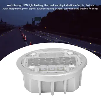 

Solar Powered LED Ground Buried Underground Spike Light Outdoor Warning Lamp Energy saving and environmental protection
