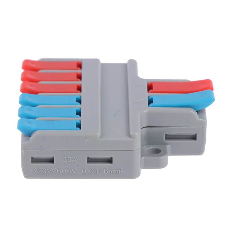 Description Picture 3 of itemQuick Splitter 2 In 4/6 Out Wire Connector Universal Wiring Cable Connector Conductor Terminal Block